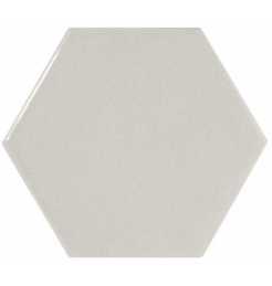 21912 scale 21912 hexagon light grey Настенная плитка Equipe