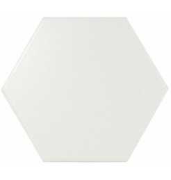 21767 scale 21767 hexagon white matt Настенная плитка Equipe